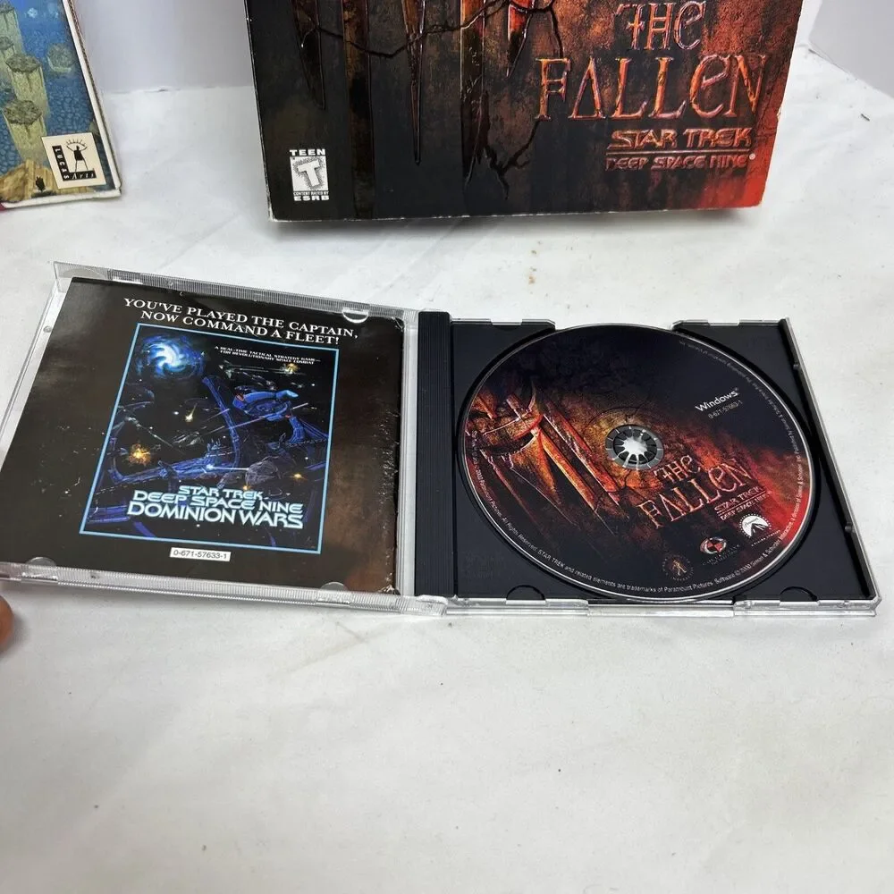 🔥LOT‎ OF 2 - STAR WARS PC GAMES - EPISODE 1 & THE FALLEN VGC
